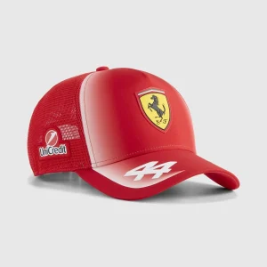 Boné Lewis Hamilton Ferrari F1 Trucker 2026