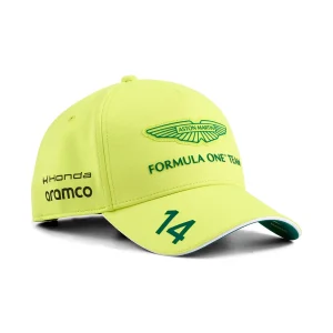 Boné Fernando Alonso Aston Martin F1 2026 Lime