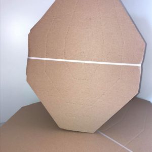 CARDBOARD IPSC TARGET TAN/WHITE 25 PCS./ PACK