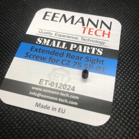 EEMANN TECH EXTENDED REAR SIGHT SCREW FOR CZ 75 SP-01