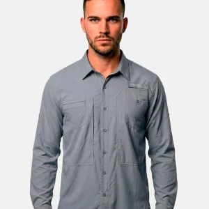 Camisa Equipa pesca Cinza
