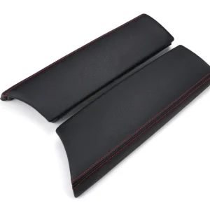 Apoio de Braço Preto / Costura Vermelha Consola Central Mercedes-Benz Classe C GLC W205 W253 2014-2022