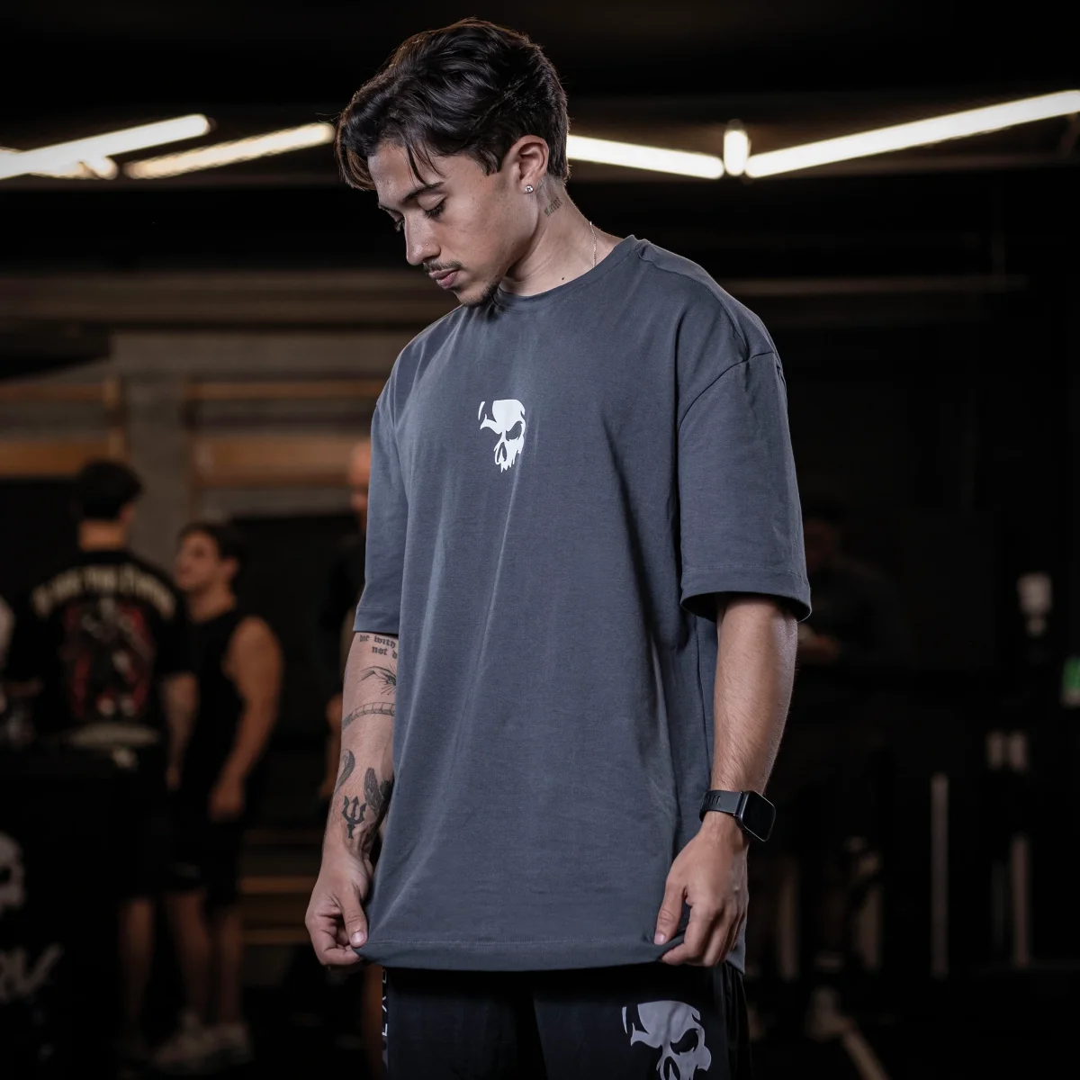 Camiseta Oversized Venom Cinza - Dark Lab - Image 5
