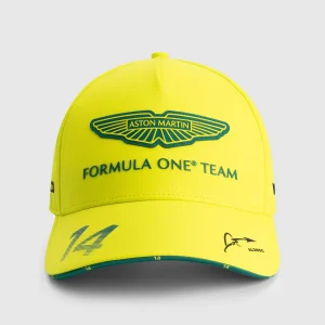 Boné Fernando Alonso Aston Martin F1 Amarelo 2025