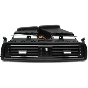 Ventilação Central Preta C/ Cromado BMW Série 5 F10 F11 F18 2010-2017